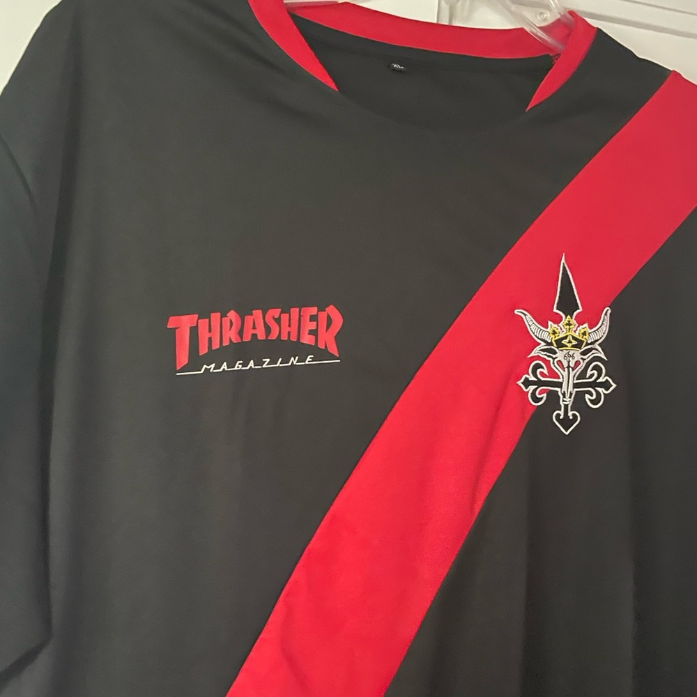 Thrasher magazine Men's Black and Red Graphic Shirt - Picture 2 of 7